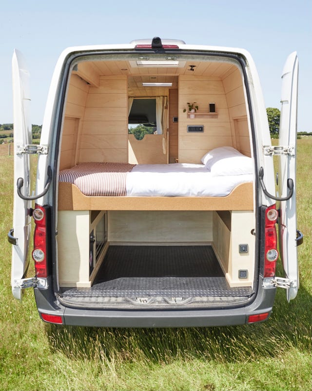 This Couple Build Tiny Homes on Wheels - Camper Van Conversions