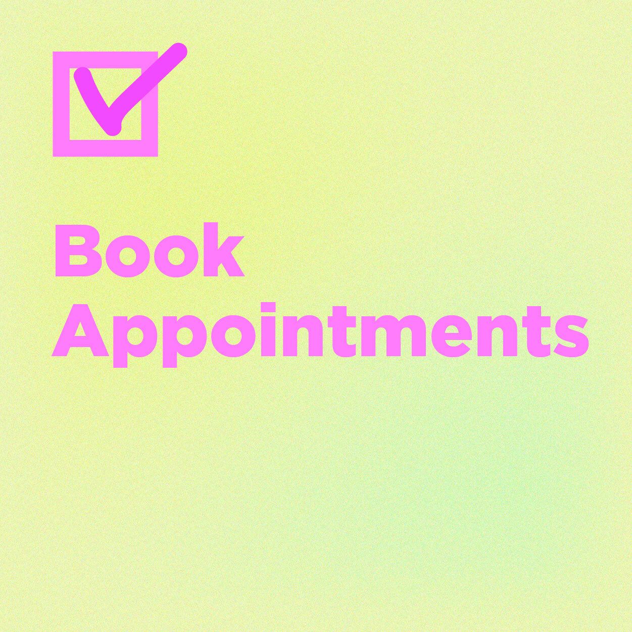 book your appointments