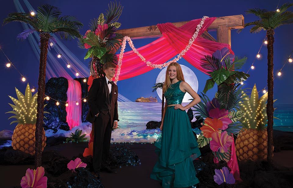 anderson's tropical nights prom theme 2021