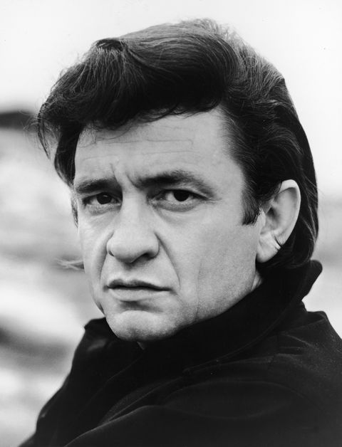Headshot Portrait Of Johnny Cash