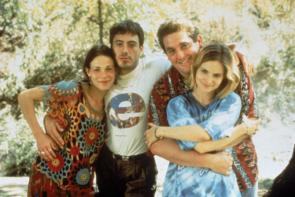 portrait of cast members from 'short cuts,' 1993