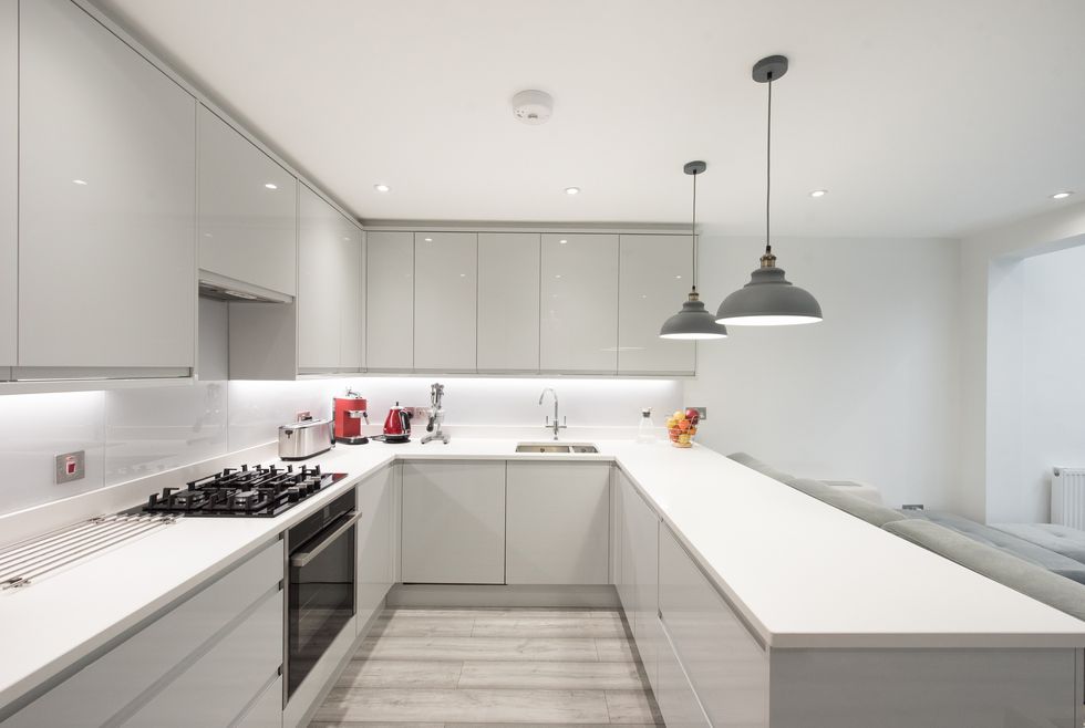 Cómo decorar una cocina moderna blanca increíble en tu hogar