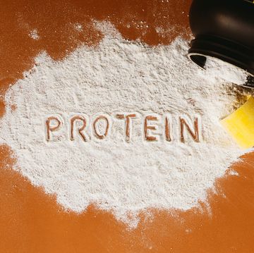 protein powder wellness concept