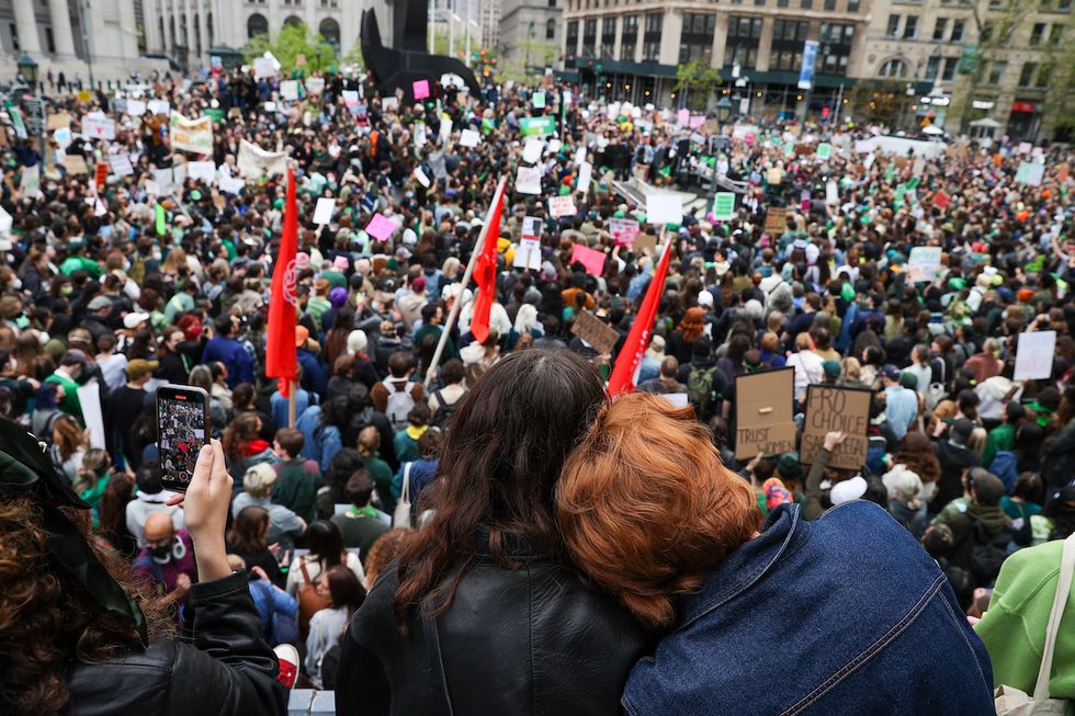 le foto delle proteste per l'aborto legale negli stati uniti
