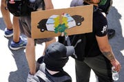 us politics police demonstration