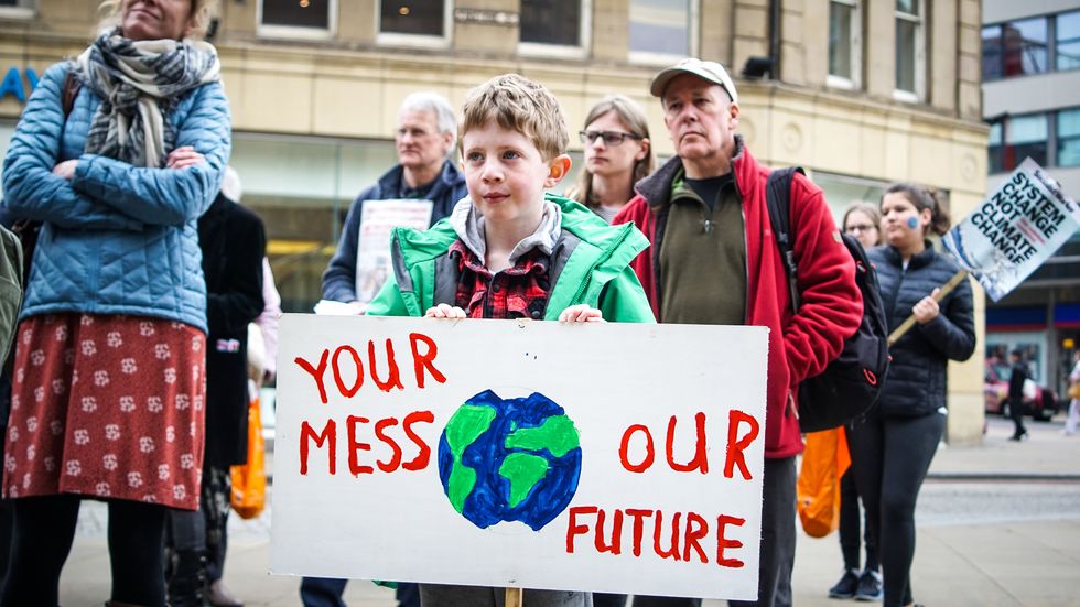 youthstrike4climate takes place across the uk