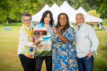 prue leith, alison hammond, noel fielding and paul hollywood, the great british bake off 2023