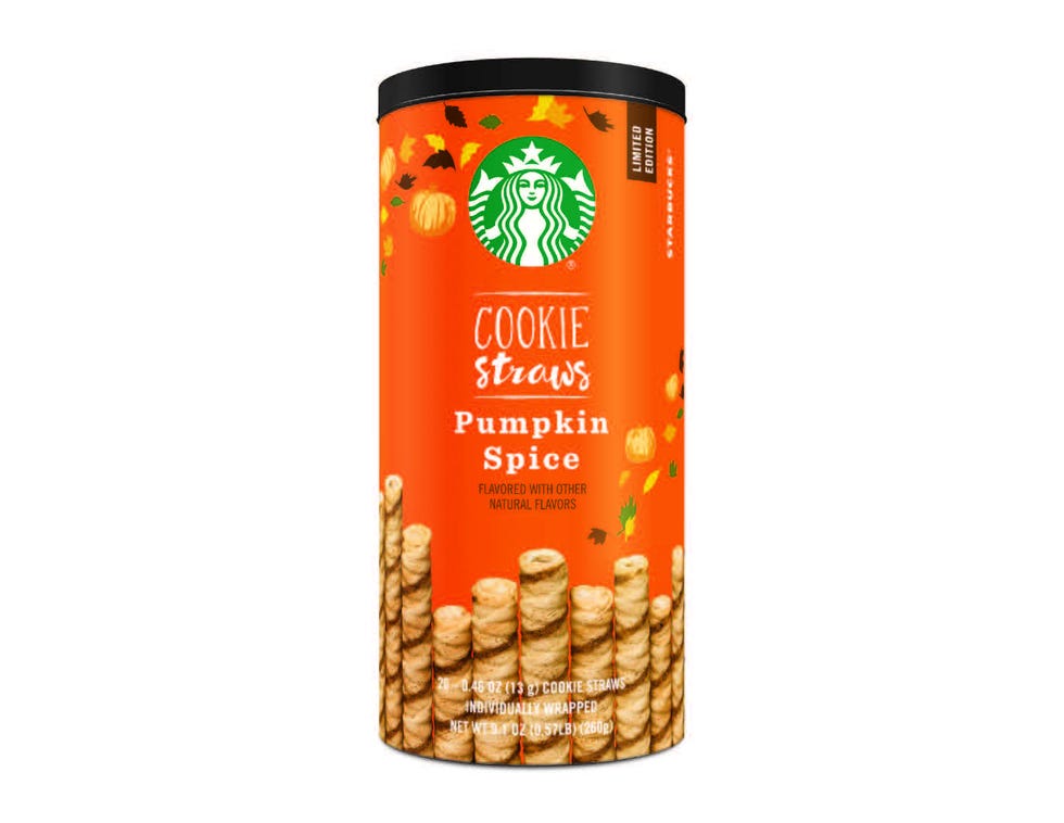 Starbucks pumpkin spice cookie straws