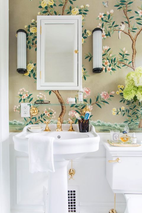 bathroom, white, room, green, wall, sink, interior design, tap, mirror, bathroom cabinet,