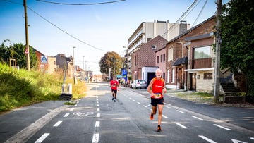 jo schoonbroodt bij de maasmarathon 2021