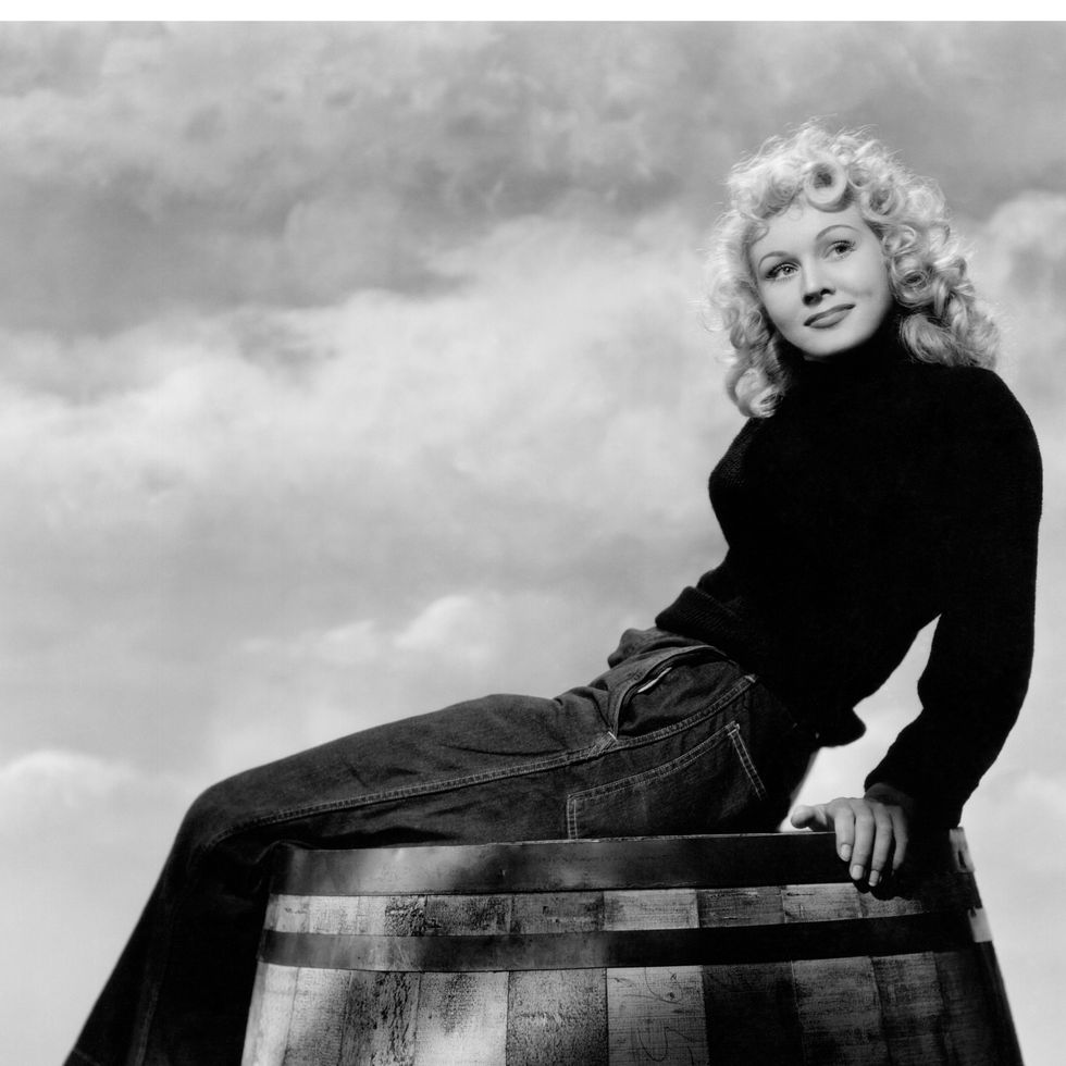 publicity portrait of actor virginia mayo (1920 2005) (in her cinematic debut, as 'marnie') in the film 'jack london', 1943, united states. (photo by united artists/de carvalho collection/getty images)