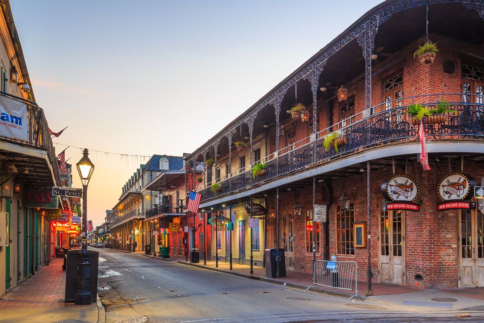 Pubs and bars  in the French Quarter, New Orlea