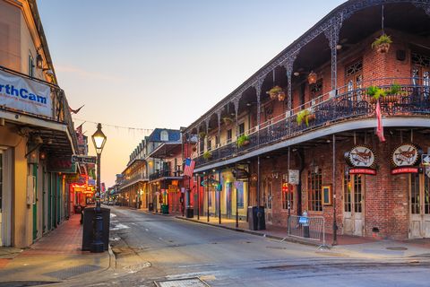Pubs and bars  in the French Quarter, New Orlea