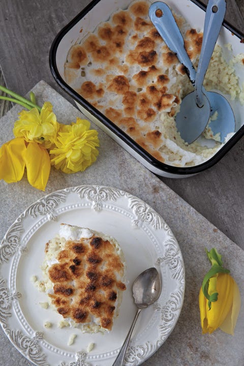 pudin de arroz con merengue