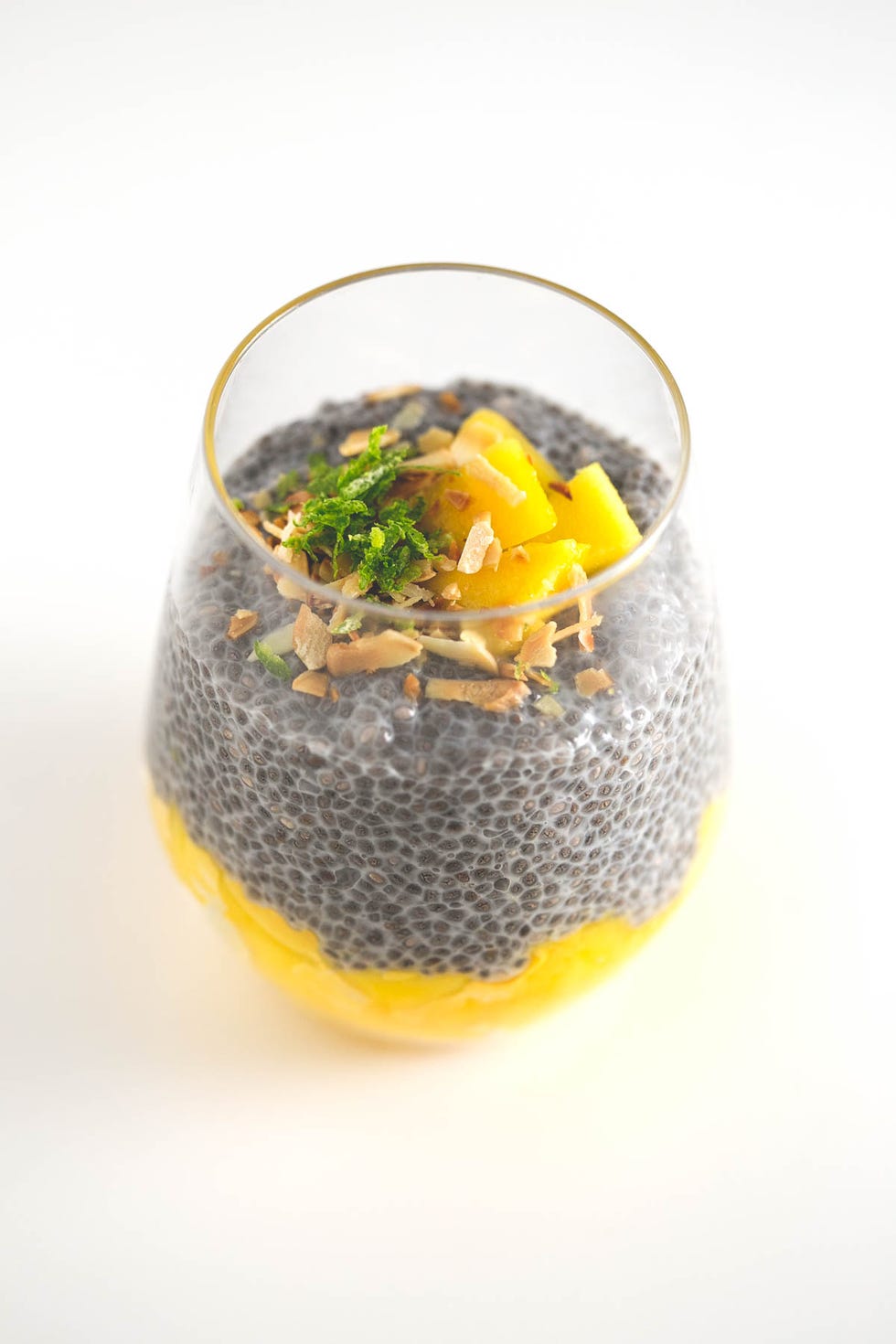 pudin de chía y mango