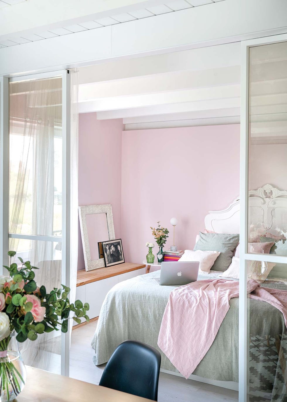 La casa de Luana: Puertas correderas del dormitorio
