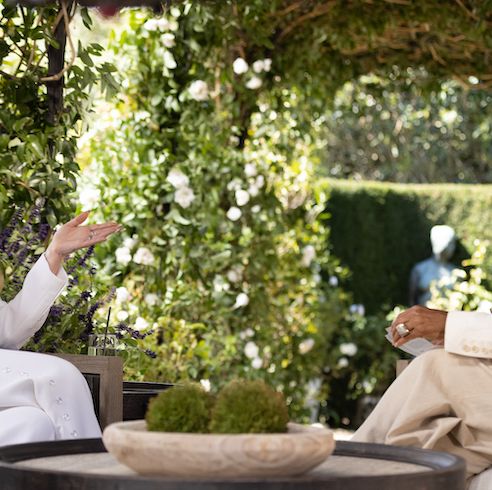Oprah on Why She Matched Adele in White Suit for Her Interview