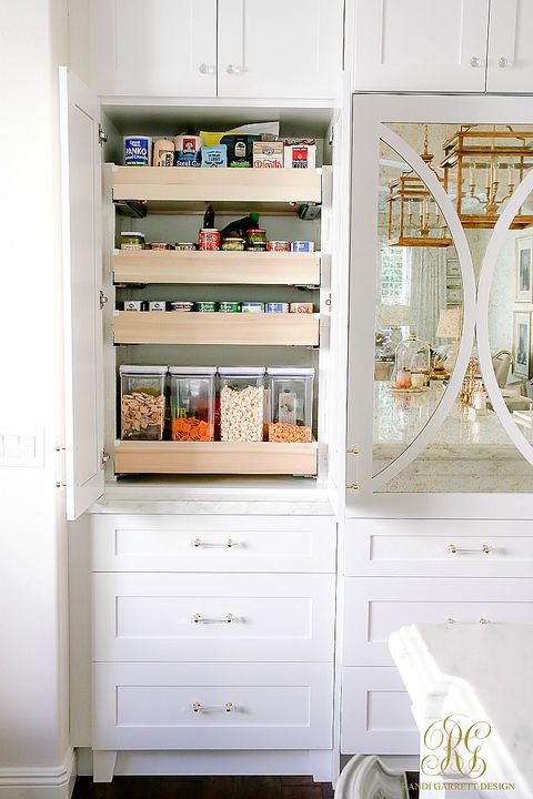 pantry organization ideas for pull out shelves