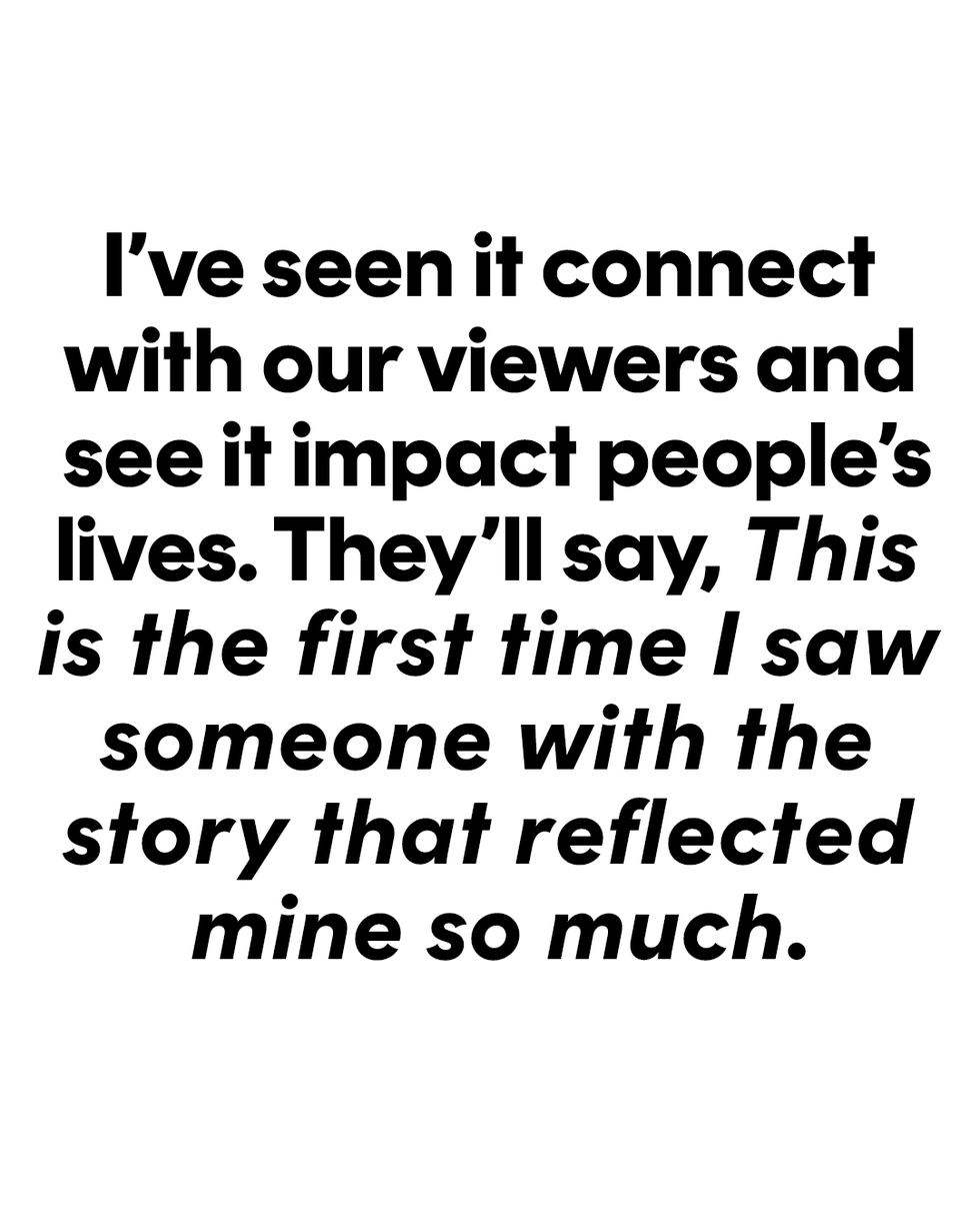 quote about connecting stories to viewers lives