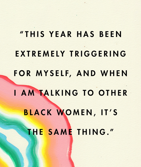 “this year has beenextremely triggeringfor myself, and wheni am talking to otherblack women, it’sthe same thing”