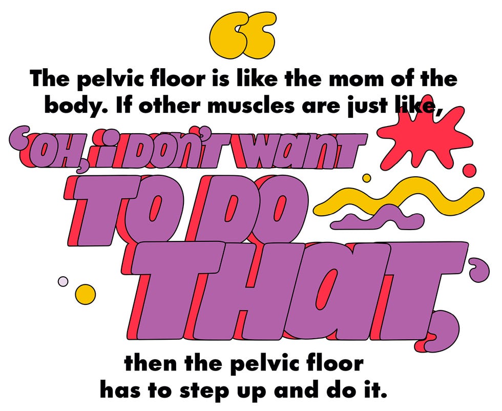 pullquote surrounded by bright graphics
