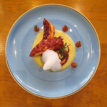 pulpo del restaurante latxaska etxea, premio pulpo pasión al mejor pulpo de vanguardia de madrid