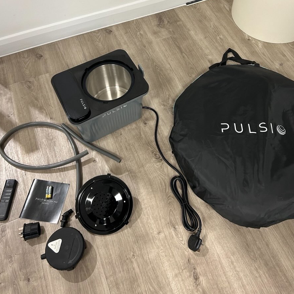 components of a pulsio sauna pod