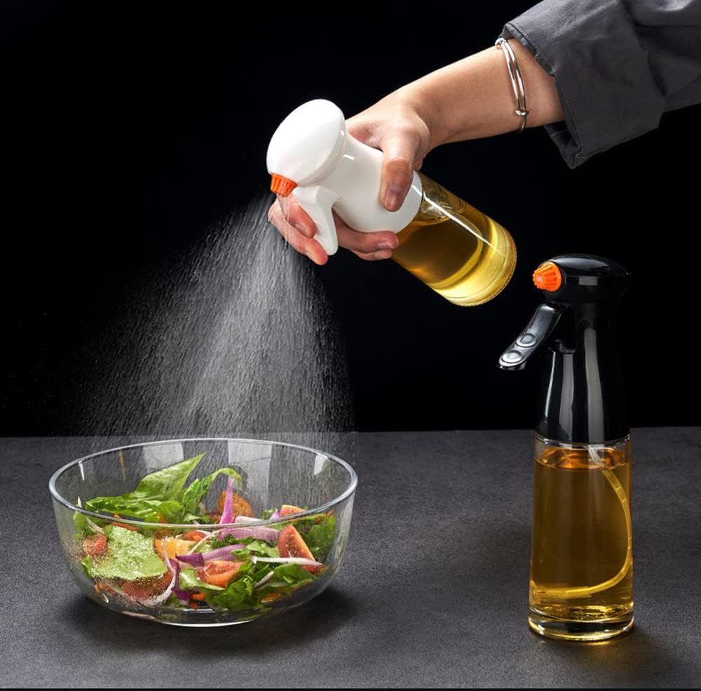 Este práctico pulverizador de aceite en spray es ideal para la freidora de  aire y ahorrar en la cocina