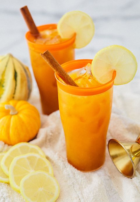 pumpkin fizz cocktail