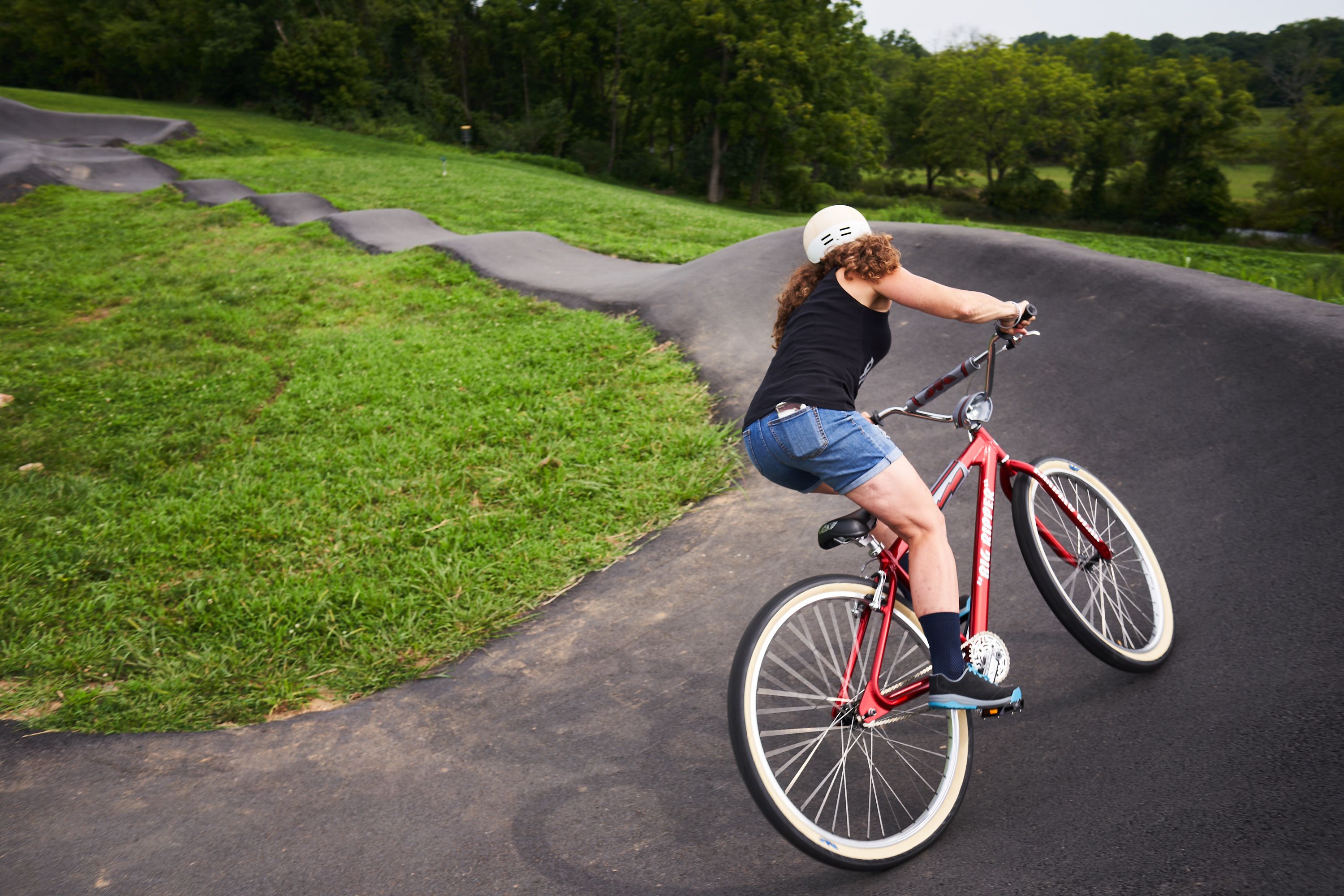 Pump track full suspension hot sale