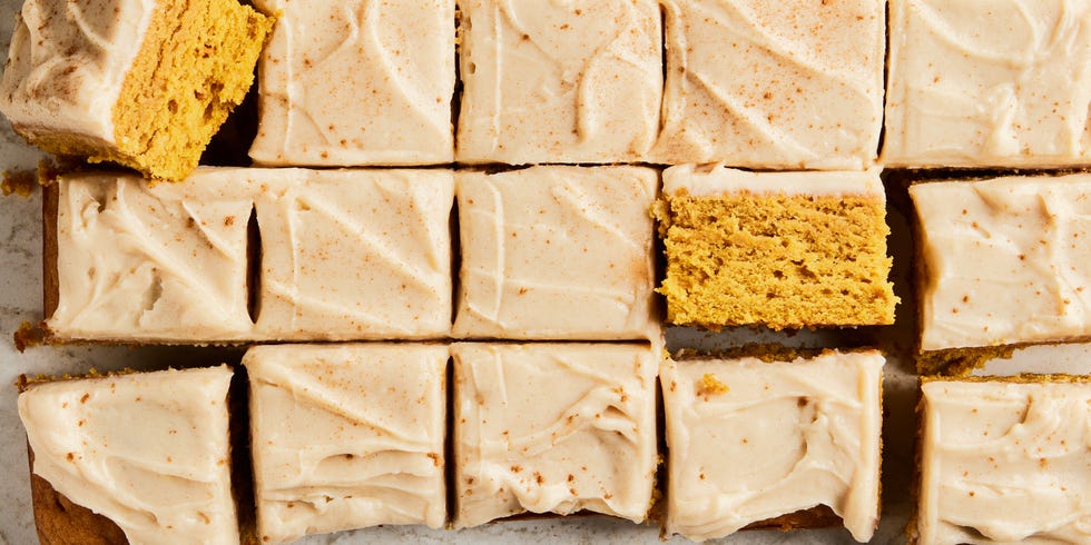 pumpkin cake with cream cheese icing