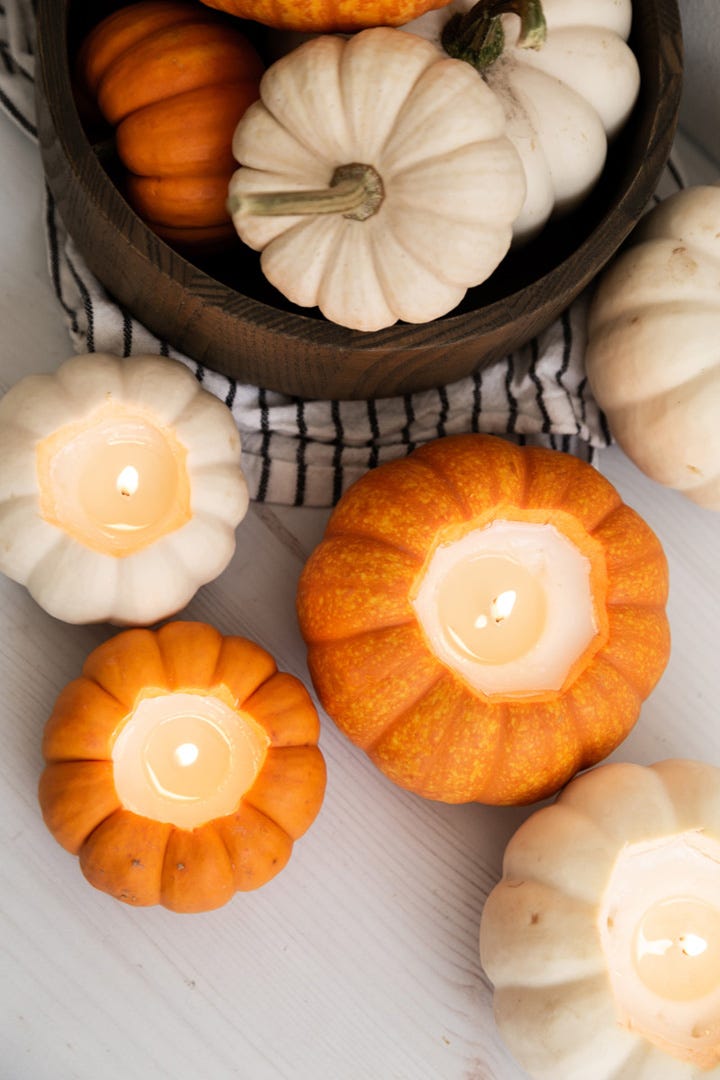 pumpkin candles