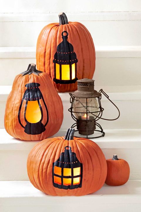 pumpkin carving ideas lamp jacko'lantern