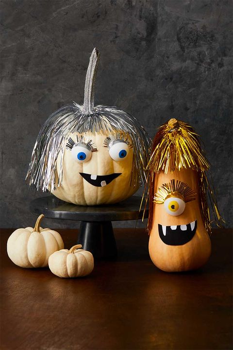 pumpkin carving ideas  disco gourds