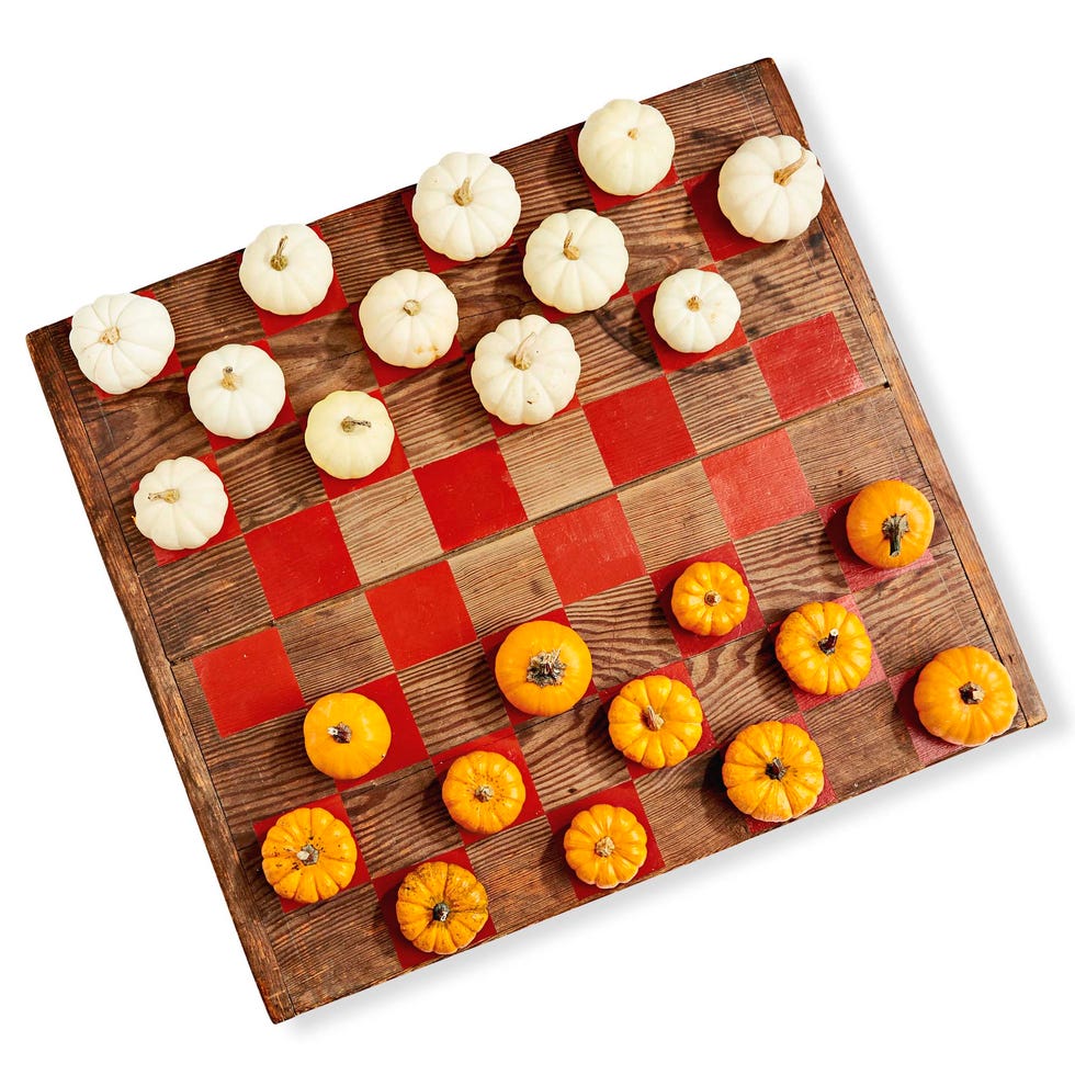 pumpkin checkers