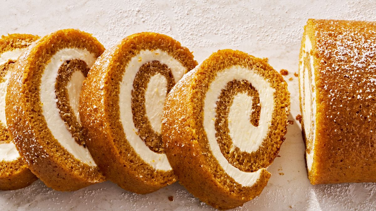 preview for Perfect The Iconic Swirls In Our Classic Pumpkin Cheesecake Roll Recipe