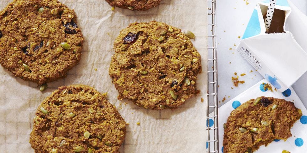 pumpkin cherry breakfast cookies