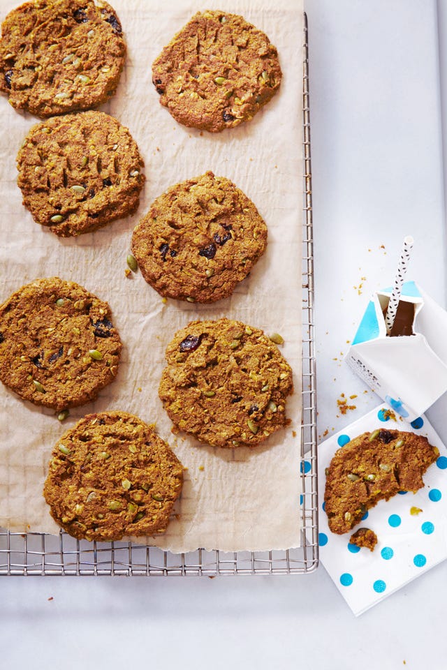 pumpkin cherry breakfast cookies