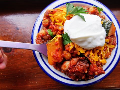 pumpkin chili delishcom