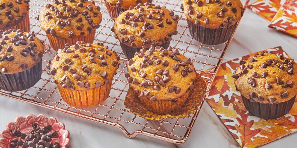 image of Pumpkin Chocolate Chip Muffins recipe by The Pioneer Woman