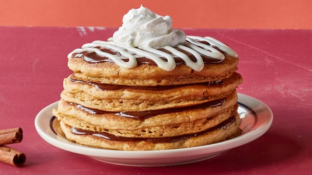 Dish, Food, Cuisine, Pancake, Ingredient, Dessert, Baked goods, Sour cream, Breakfast, Whipped cream, 