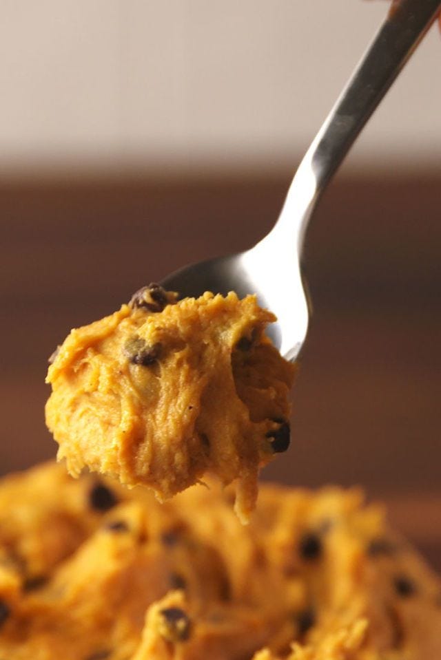 edible pumpkin cookie dough
