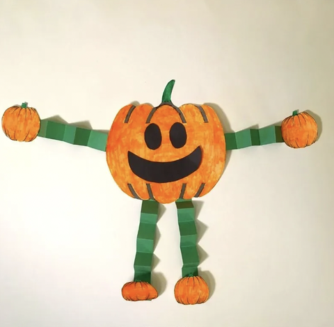 best pumpkin crafts like a jack o lantern figure