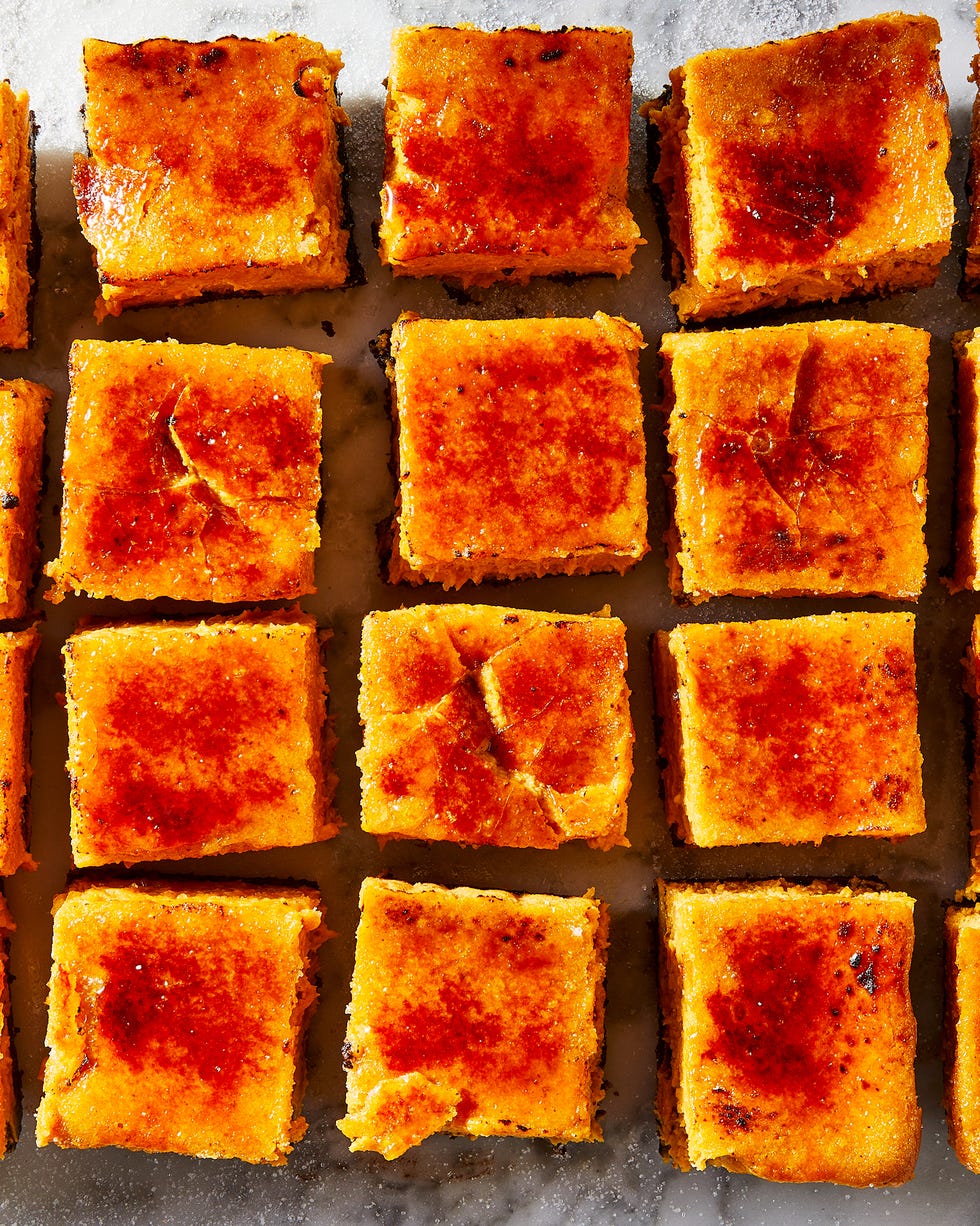 pumpkin creme brulee cheesecake bars