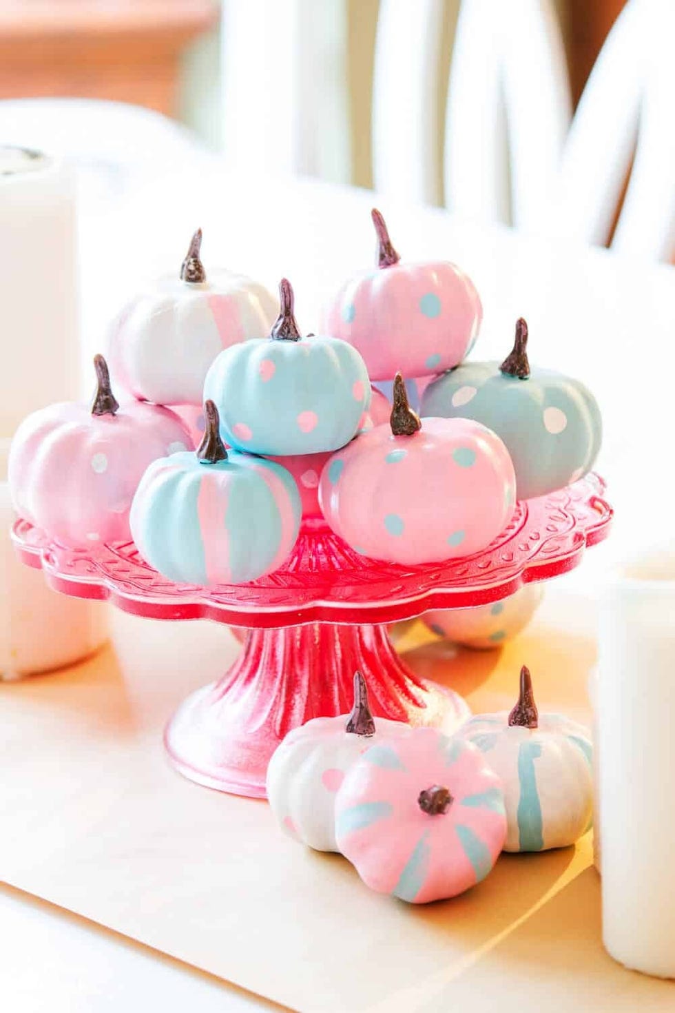 Pumpkin Decorating Ideas Pastel