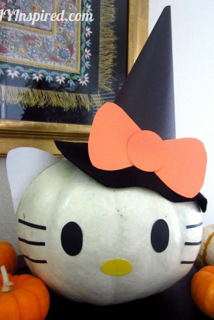 cat face pumpkin