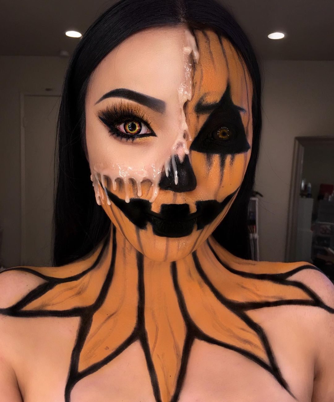 easy halloween face paint