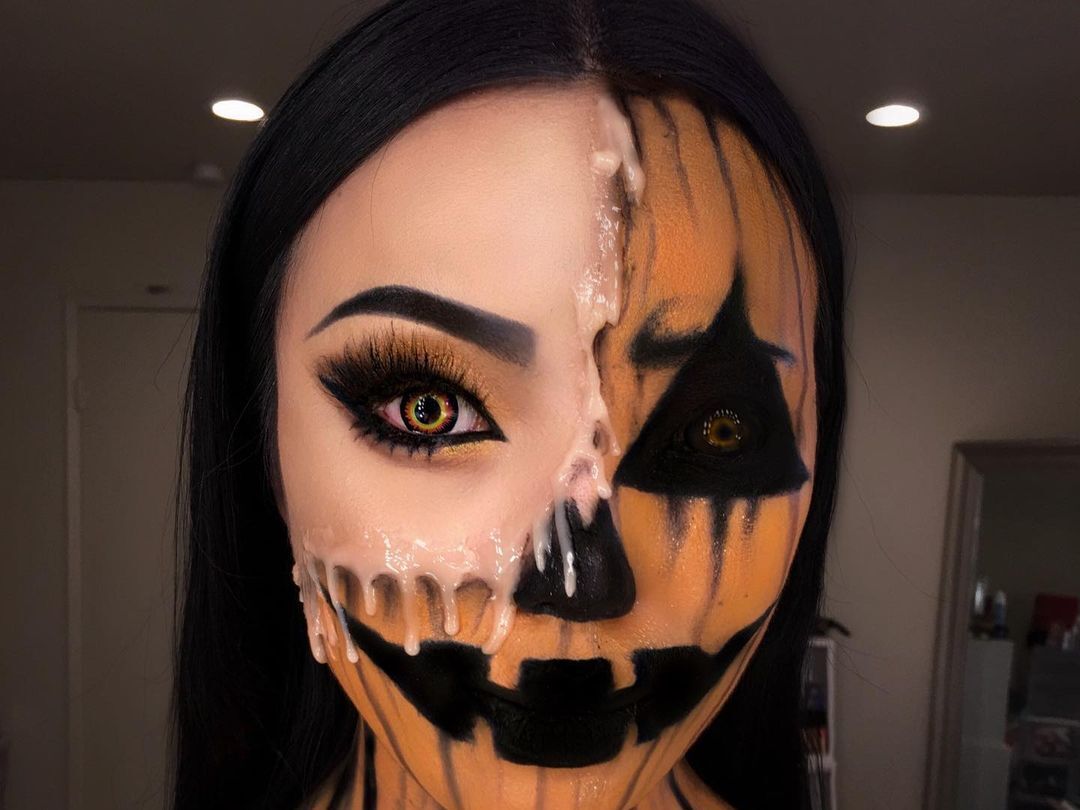 gothic halloween makeup