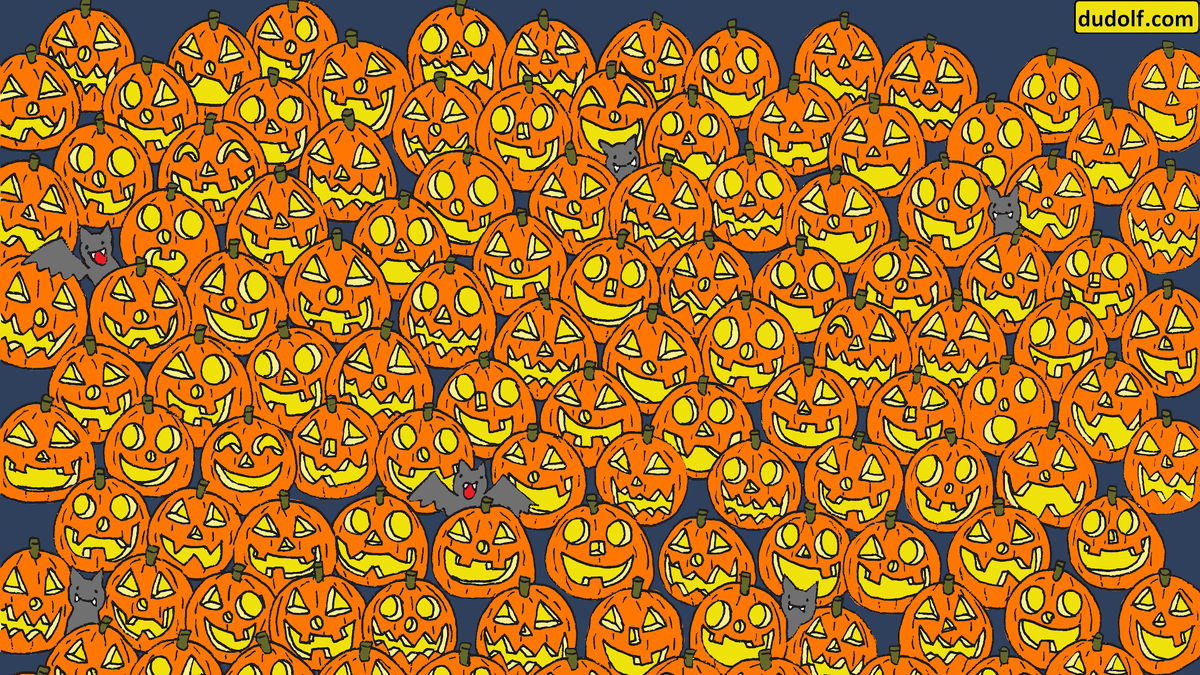 preview for See How This Pumpkin's Painted to Match an Iconic Wallpaper