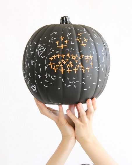pumpkin painting ideas chalkboard